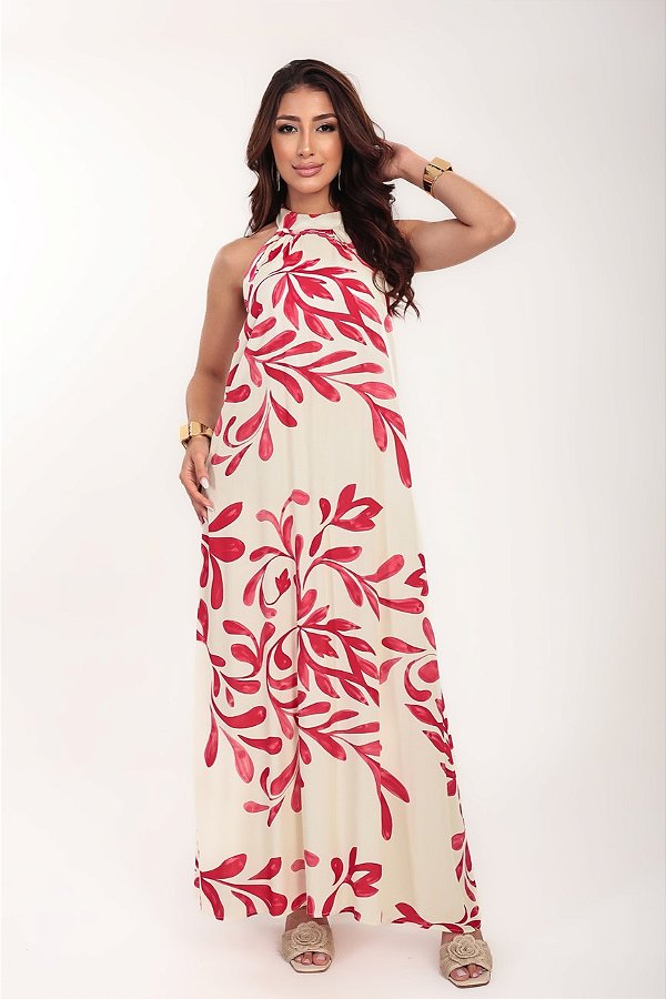 Vestido Joá estampa Corália