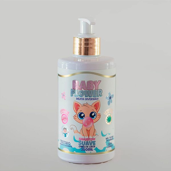 Shampoo Baby Flower Cabelos Lisos Kids 350ML