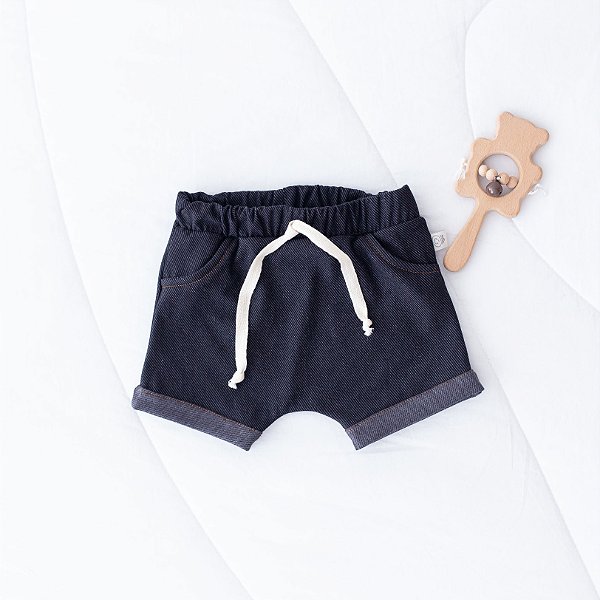 Bermuda Saruel Jeans Moletom Kids