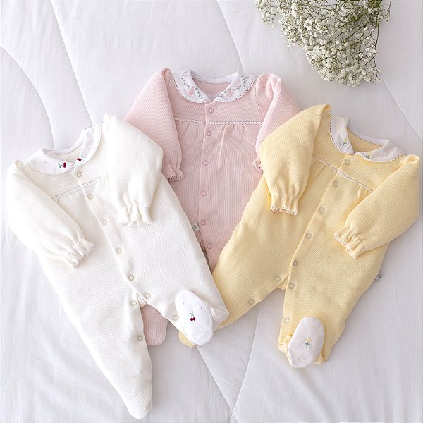 Macacão Manga Longa Menina Luxo