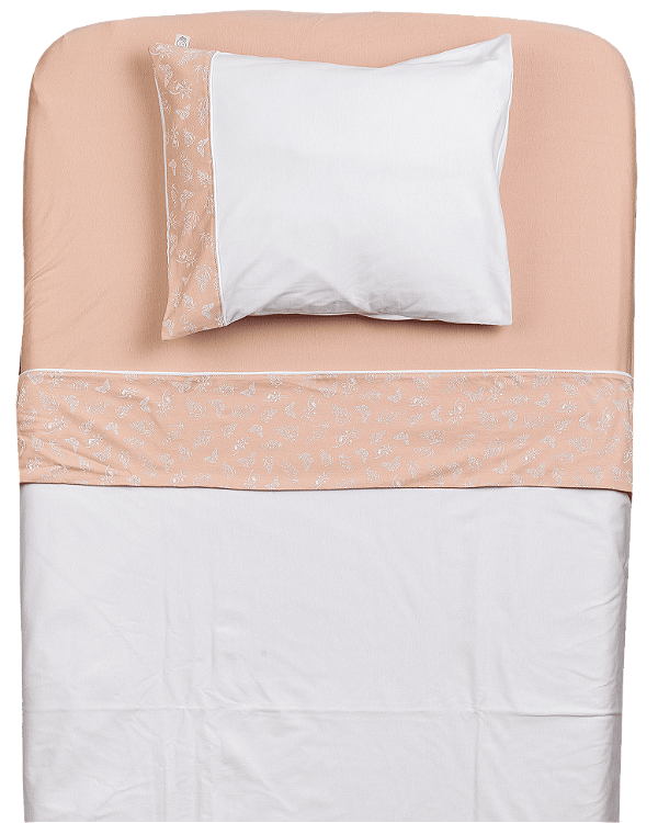 Lençol de Mini Berço Malha - Borboletas