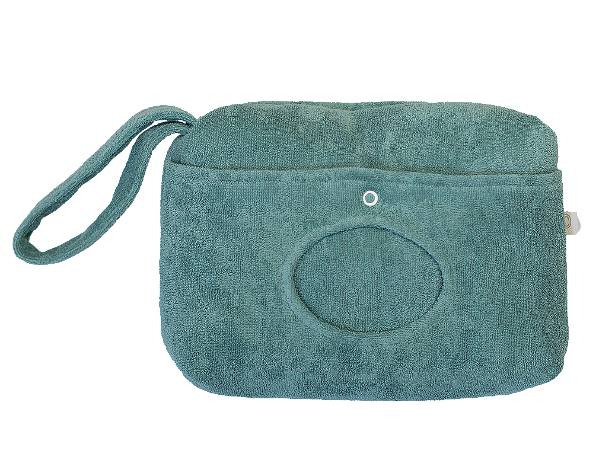 Necessaire Porta Lenço Umedecido - Atoalhado Verde