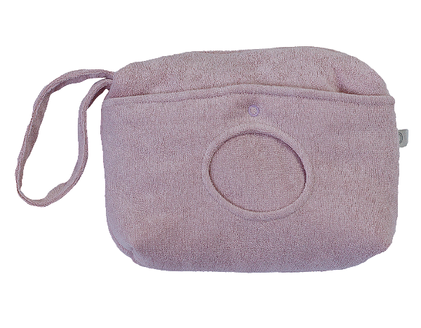 Necessaire Porta Lenço Umedecido - Atoalhado Rosê