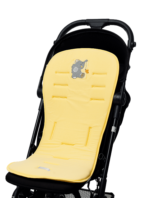 Capa Protetora Carrinho Universal Slim Algodão - Elefante