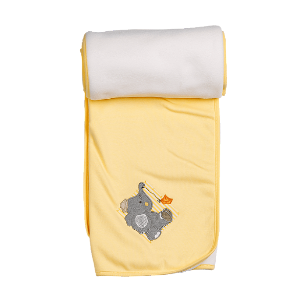 Manta Cobertor Microsoft com Malha - Elefante