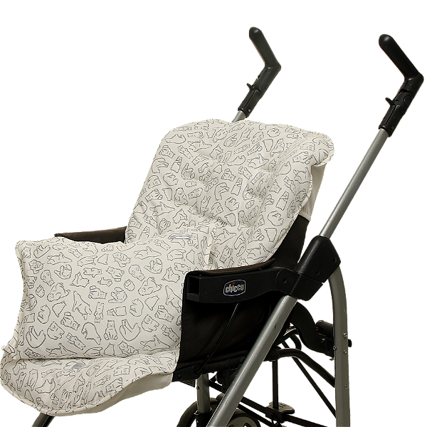 Capa Protetora Carrinho Tradicional Algodão - Urso