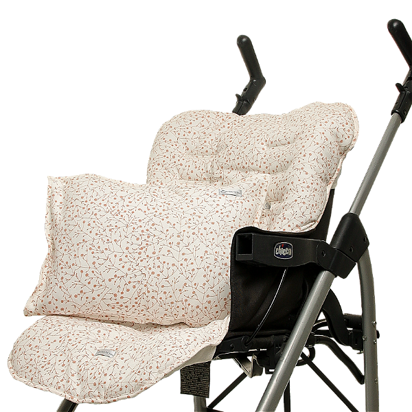 Capa Protetora Carrinho Tradicional Algodão - Gardênia