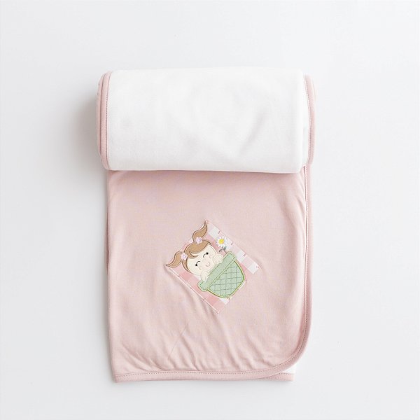 Manta Cobertor Microsoft com Malha - Menina