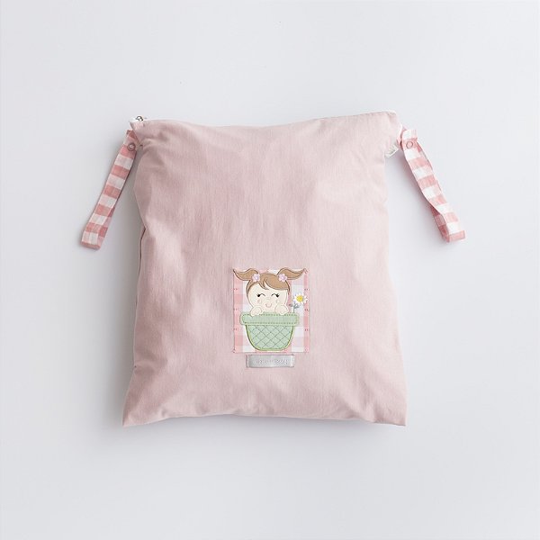 Saco para Roupa Suja e Úmida Colorido - Menina