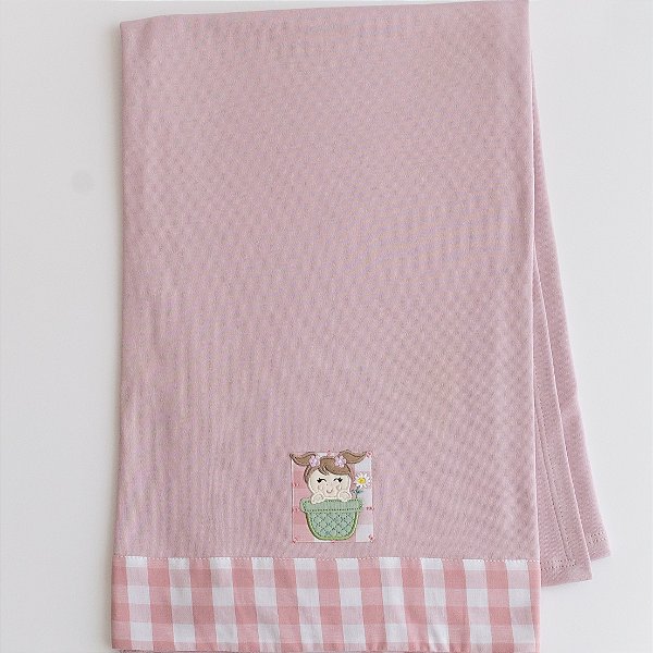 Cueiro de Suedine Colorido - Menina