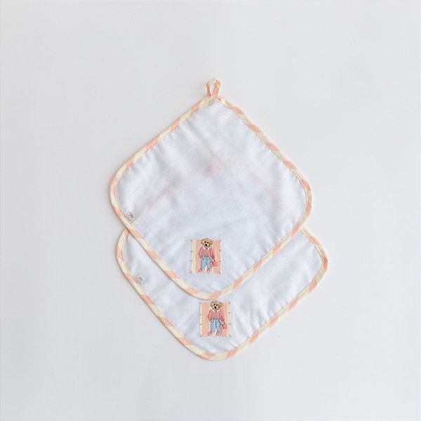 Pano de Boca Fralda Colorido - Ursa