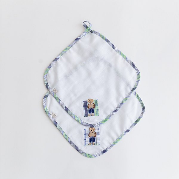 Pano de Boca Fralda Colorido - Urso