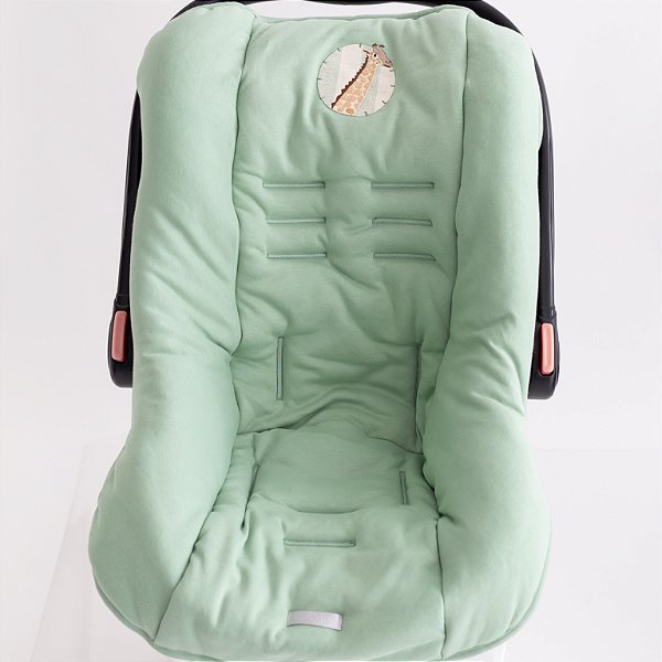 Capa Protetora Bebê Conforto Algodão - Girafa