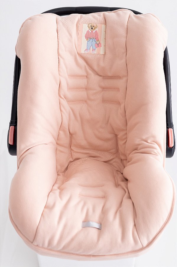 Capa Protetora Bebê Conforto Algodão - Ursa