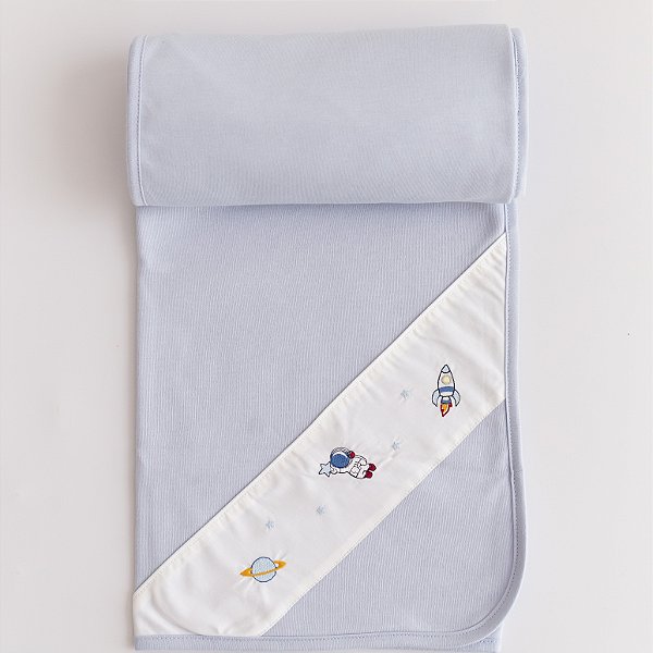 Manta Dupla de Suedine Clássico - Astronauta