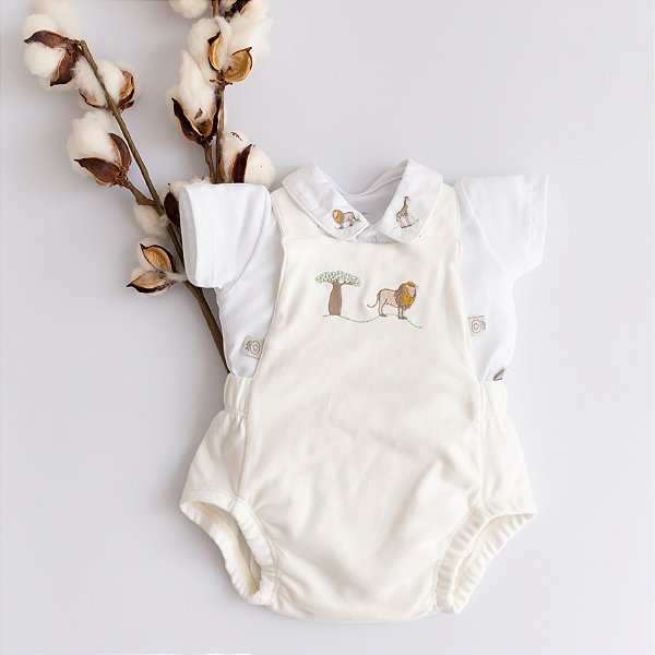 Conj. Romper  - Safari Off White