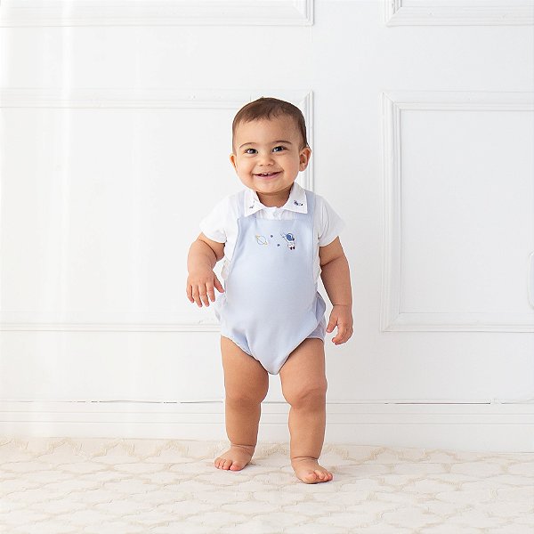 Conj. Romper  - Astronauta Azul