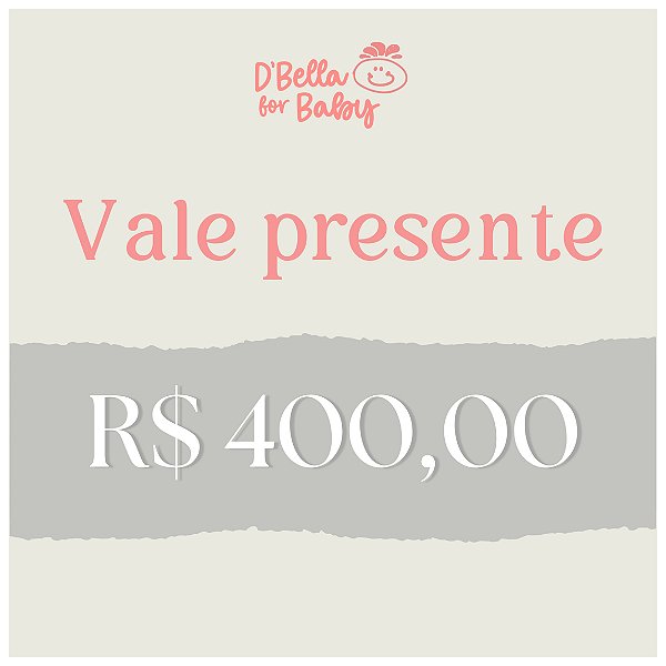 Vale Presente - Gift Card 400