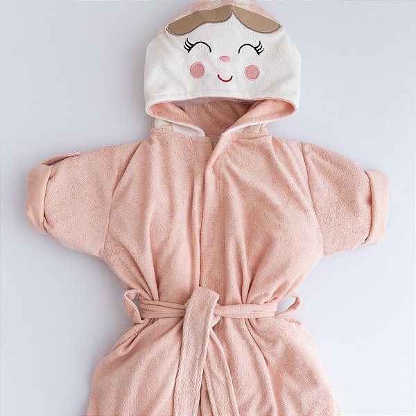 Roupão Atoalhado Kids Boneca Nude