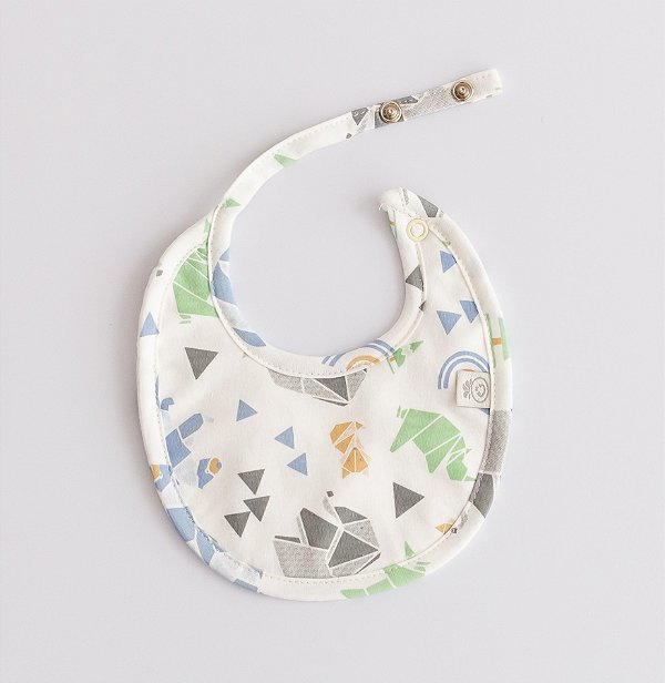 Babador Mini Estampado - Origami