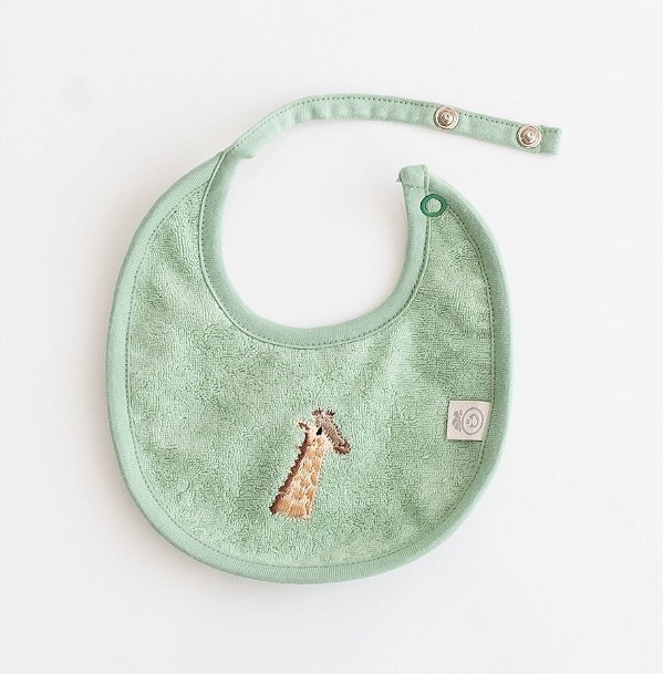 Babador Mini Colorido - Girafa