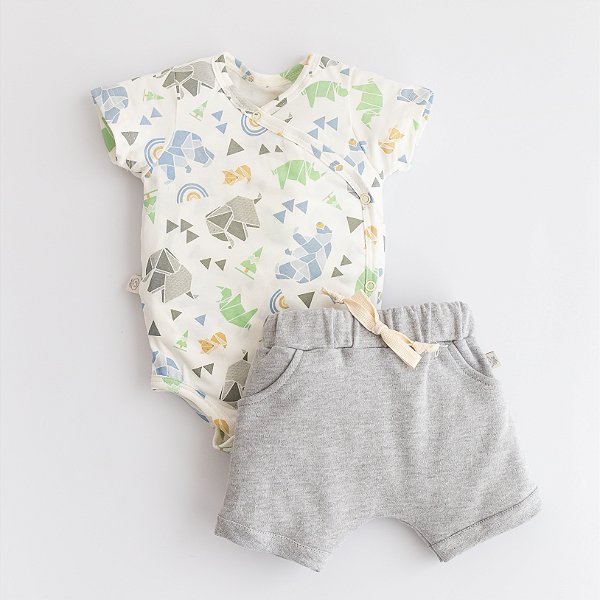 Conj. Body Manga Longa - Origami