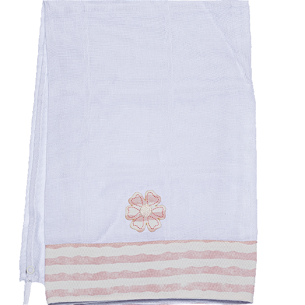 Fralda de Ombro - Listrado Rosê