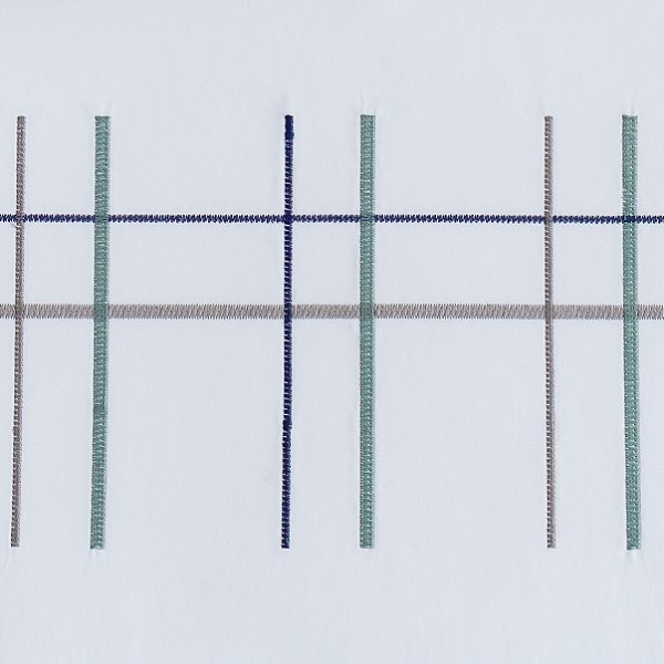 Cueiro de Suedine Premium - Xadrez Azul