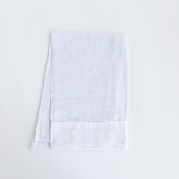 Fralda de Ombro Premium - Losango Branco