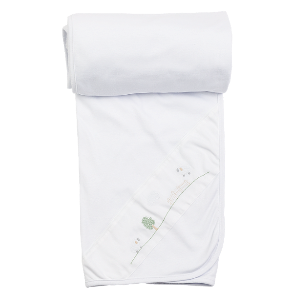 Manta Dupla de Suedine Clássico - Ovelhinhas