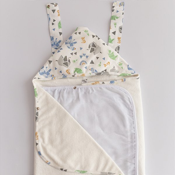 Toalha de Banho Kids 2 a 4 anos Estampado - Origami