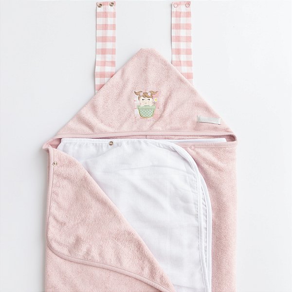 Toalha de Banho Kids 2 a 4 anos Colorido - Menina