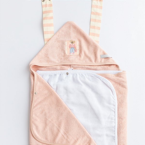 Toalha de Banho Kids 2 a 4 anos Colorido - Ursa