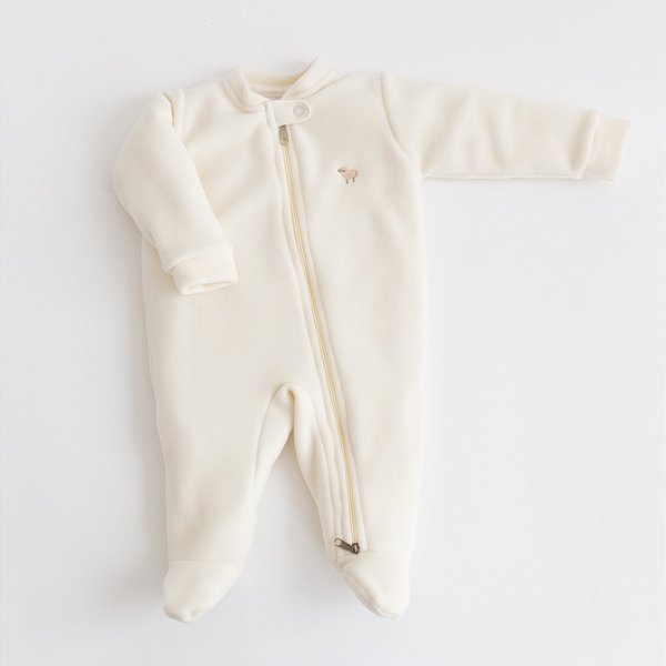 Macacão de Microsoft com Zíper - Creme