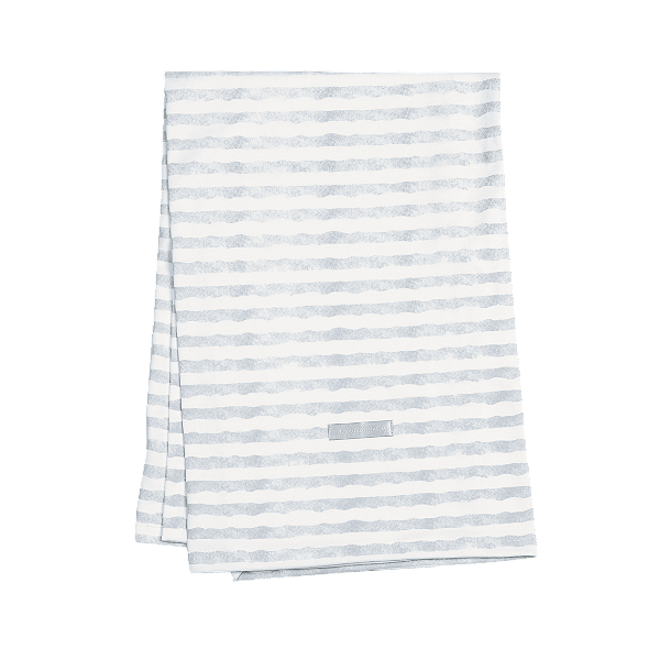 Cueiro de Suedine Estampado - Listrado Azul