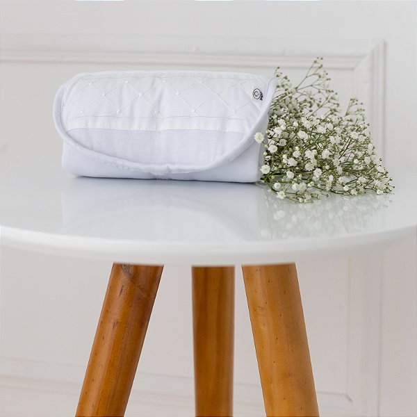 Trocador Portátil Premium - Losango Branco