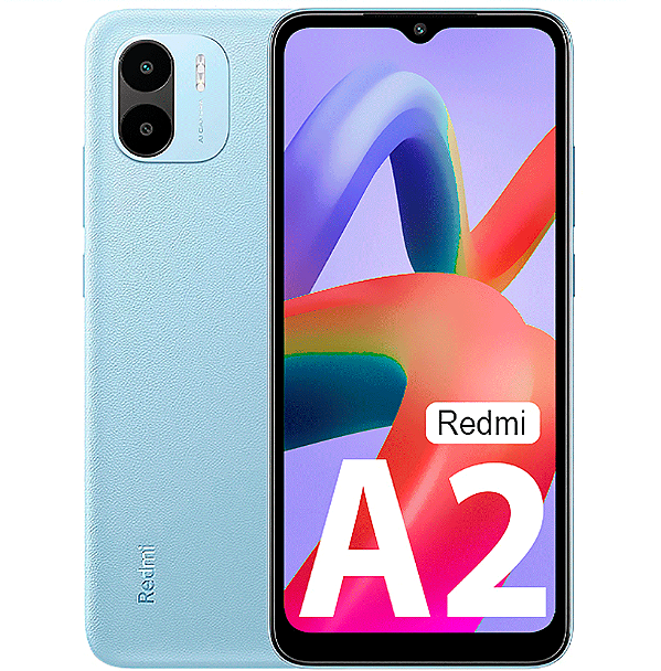 Celular Xiaomi Redmi A2 Global 64GB 2GB RAM Dual SIM Tela 6.52" - Light Blue