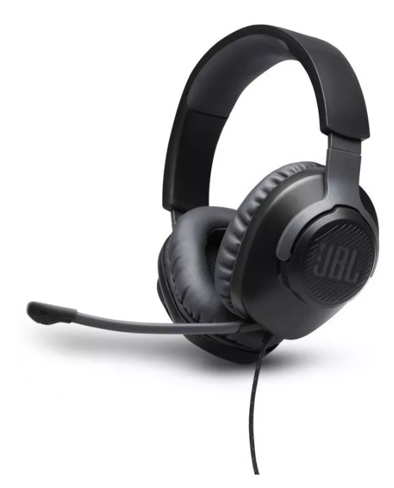 Headset Gamer JBL Para Consoles E Pc Driver 40mm Quantum 100 Preto