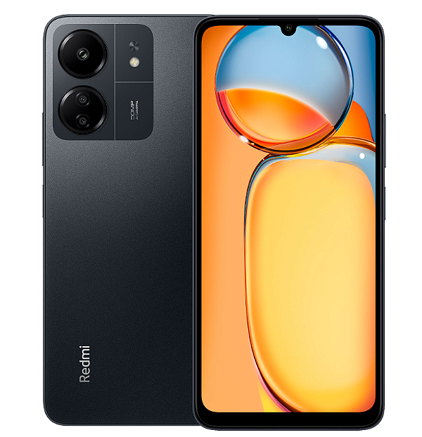 Smartphone Xiaomi Redmi 13C Global 128GB 6GB RAM Dual SIM NFC Tela 6.74" - Preto Global