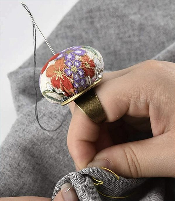 Anel  Porta Alfinete e Agulhas Regulável