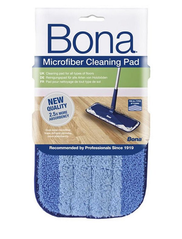 Bona® Pad Para Mop - Refil Para Limpeza Microfibra
