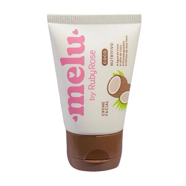 Creme Facial Melu - Nutritivo Coco