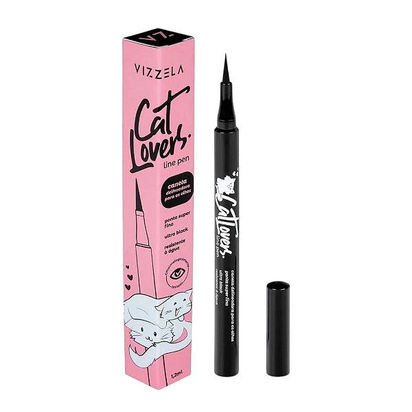 Caneta Delineadora - Cat Lovers - Vizzela