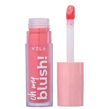 Blush Líquido - Oh my Blush - Vizzela - Cor Peach Glow