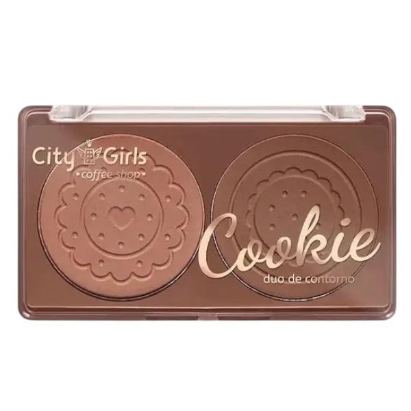 Paleta de Contorno Duo Cookie - City Girls - Modelo B