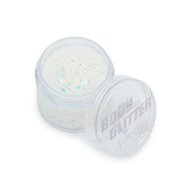 Body Glitter - COR BRANCO - Febella