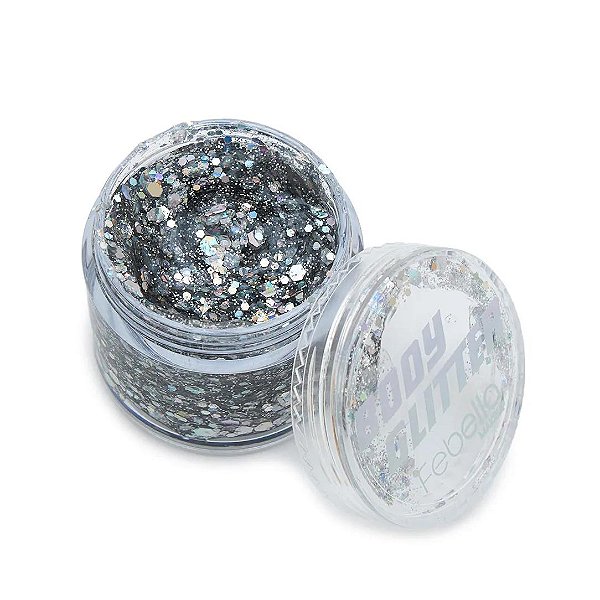 Body Glitter - COR PRATA - Febella