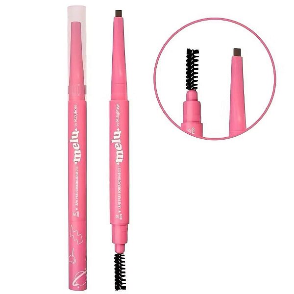 Lápis Duo para Sobrancelhas (COR DARK) - Melu