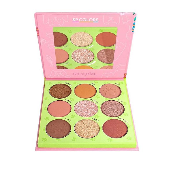 Paleta de Sombras Miaus Cats Collection Rosa - SP Colors