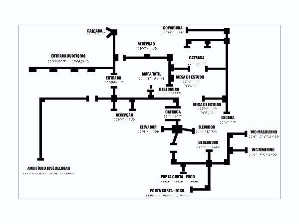 Mapa Tátil em PS 2mm